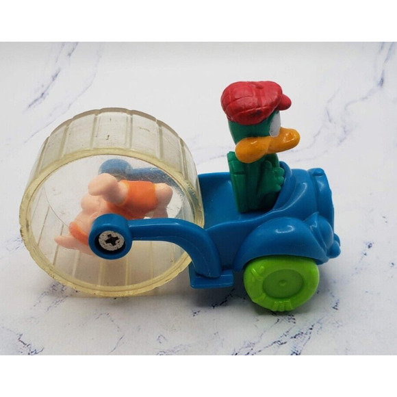 1992 McDonald's Plucky Duck Hampton Tiny Toon Adventure Happy Meal Toy - Picture 4 of 6